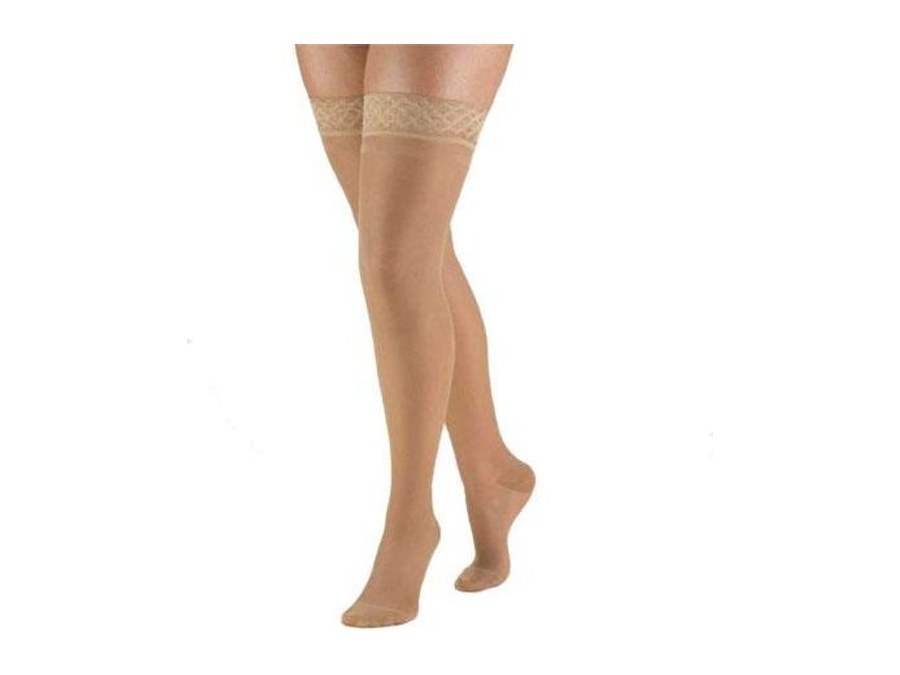 Thigh-High Compression Stockings, Firm